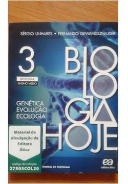 Livro Bilogia Hoje Ensino Médio Vol 3 - Sérgio Linhares E Outros [2014]