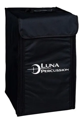 Cajón Flamenco Peruano Luna Diseño Tattoo Con Funda Cuo