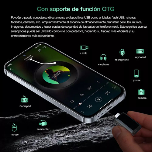 Smartphones Android Pova6 Pro 7.3 Pulgadas, 16 Y 1 Tb