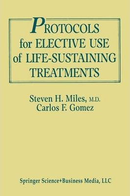 Libro Protocols For Elective Use Of Life-sustaining Treat...