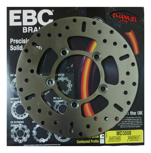 Disco De Freno Trasero Ebc Brakes Suzuki Rf 400 R 93-97