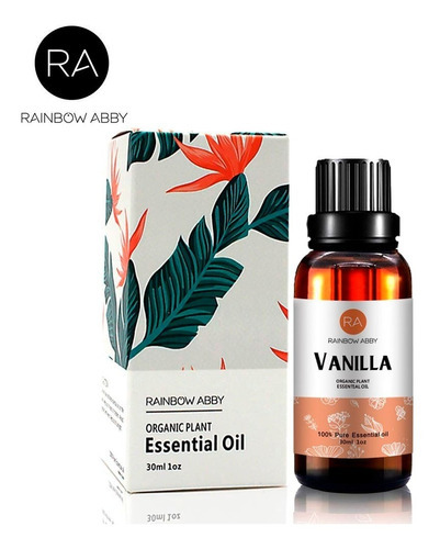Óleo essencial de baunilha Rainbow Abby 30ml de baunilha