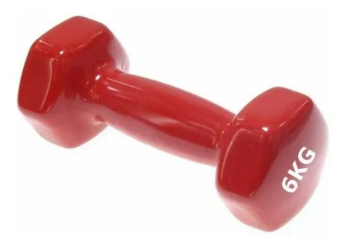 Kit Dos 2 Mancuernas Forradas En Vinilo De 6 Kg C u