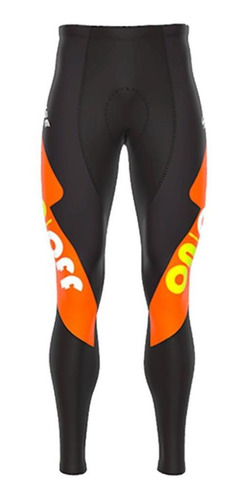 Calça Ert Sense Forro Gel On Off Ciclismo Mtb Laranja 2.0