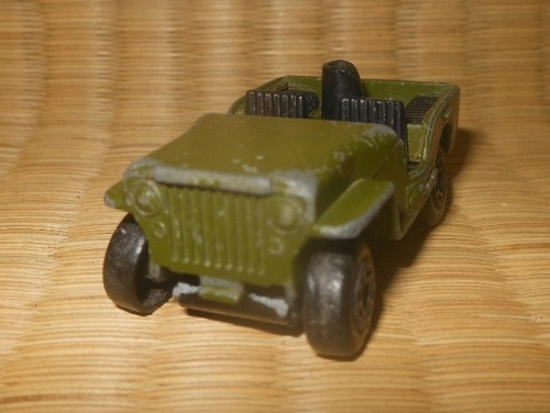 Jipe Militar Matchbox Lesney Superfast Jeep 1978 Nº38 Antigo