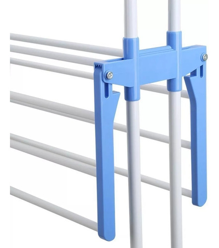 Imagen 4 de 6 de Tendedero De Ropa Vertical 3 Nivel Plegable Grande Practico
