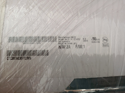 Display Lcd Para Laptop De 14.1 De 30 Pines. (Usado)