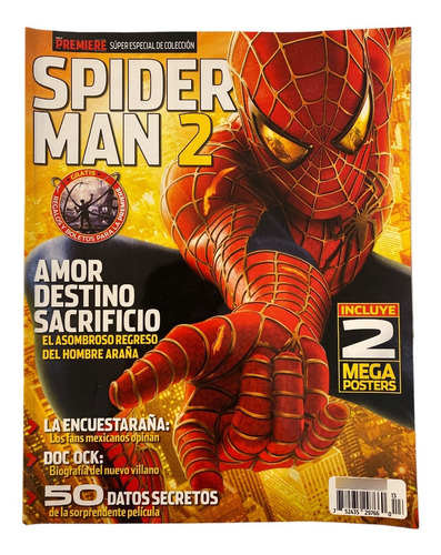 Revista Cine Premiere Ed. Especial Spiderman 2 Hombre Araña