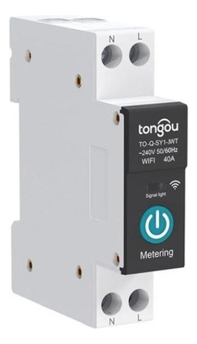 Disjuntor Wifi 1 Polo 40a Monitor Energia Alexa Google Home
