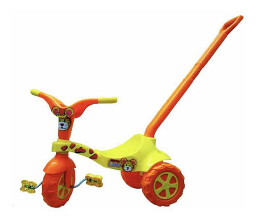Triciclo Leo Con Barral Color Naranja oscuro