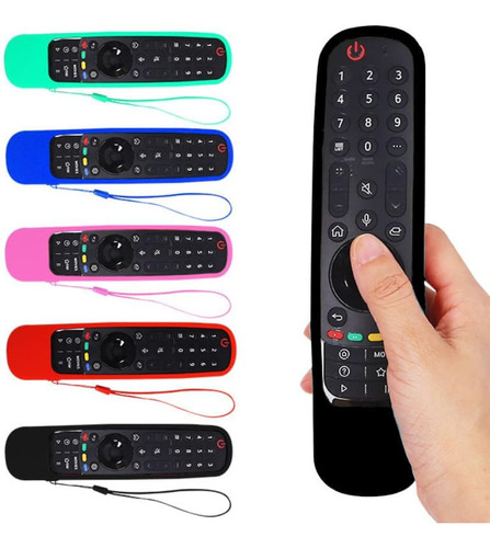 Funda Case Carcasa Control Remoto Para LG Tv Mr23/mr22/mr21 Color Negro