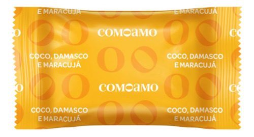 Snack Mini Damasco Coco E Maracujá Comoamo - 8 Unidades 56g