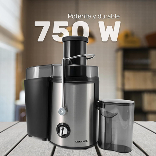 Extractor De Jugos 2vel. Acero Inox. Taurus Liquafruit 2000