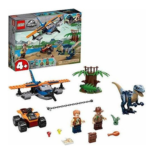 Lego Jurassic World Velociraptor: Biplane Rescue Mission