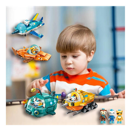Little Froggy Building Block Toys The Octonauts Gup-s E Com