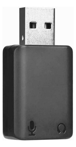 Adaptador de audio hembra Boya BY-EA2 USB A P/ 3,5 mm negro