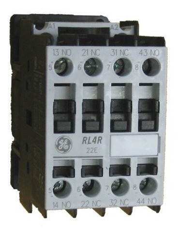 Contactor Auxiliar 220vac 2na+2nc General Eletric Rl4ra022t5