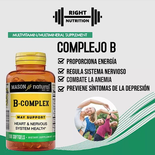 Imagen 3 de 6 de Complejo B & Electrolitos Protege Sistema Nervioso 03frascos