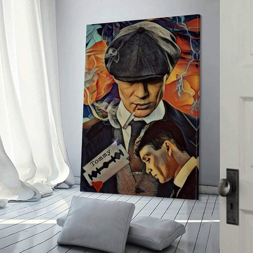 Imagen 1 de 10 de Cuadros-peaky Blinders 9,decorativo,95x60cm-16k Resolución