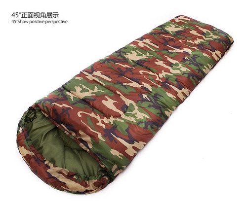 Bolsa De Dormir Campamento Con Capucha Temparatura 5°c Funda