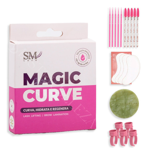 Kit Magic Curve Sm Lash Para Lash Lifting E Brow Lamination