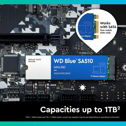Ssd Western Digital Blue 500gb Wds500g3b0b Sata Iii M.2 2280