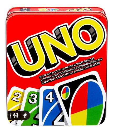 Juego De Cartas Uno, Regalo Para Niños Y Adultos, Juego Fa.