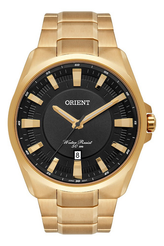 Relógio Orient Neo Sports Masculino Clássico Dourado
