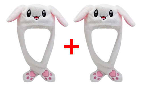 2 Gorros De Bebé Con Orejas De Conejo Que Se Mueven Y Brilla