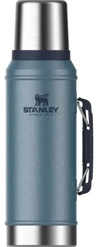 TERMO STANLEY 1 LITRO COLOR VERDE CON TAPÓN CEBADOR