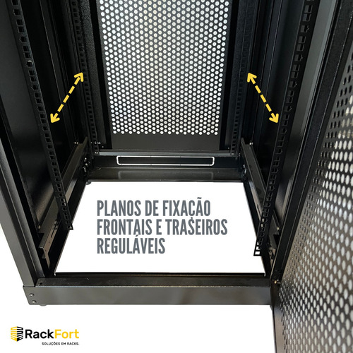 Rack Servidor Perfurado 24u X 970mm Flex Tipo Piso Padrão 19