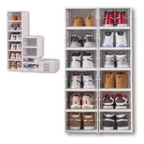 Comprar 2 Sapateiras Organizador Tenis Calçado Acrilico Retratil Top