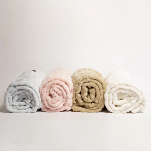 Manta Para Bebes Coral Fleece Las Floritas