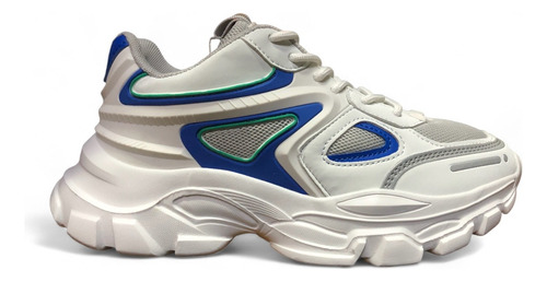 Zapatillas 47 Street League Blanco Azul Mujer