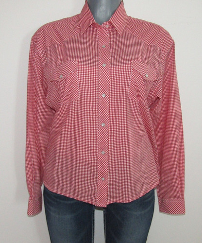 Camisa A Cuadros Para Mujer Talla 38 Estilo Western