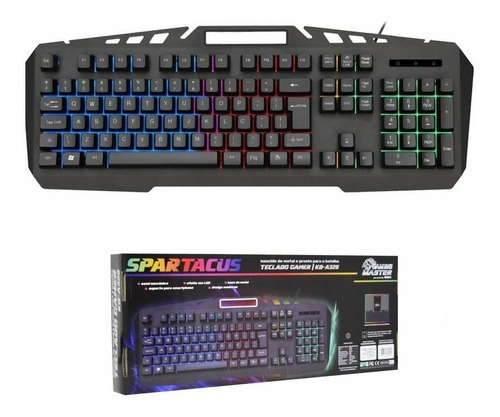 Teclado Gamer K-mex Spartacus Kb-a328