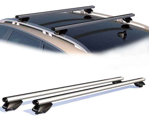 53'' Roof Rack Cross Bars Adjustable Aluminum Cargo Bars Fit