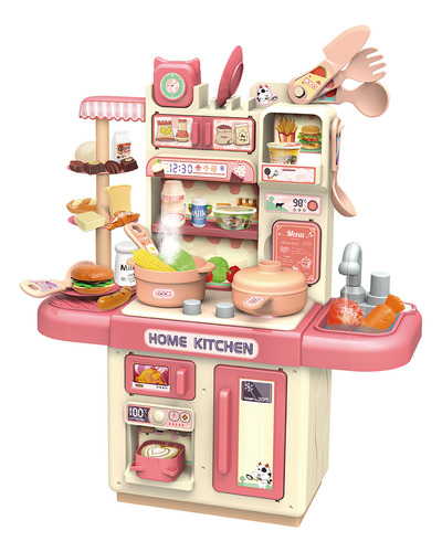Kit Cozinha Casa Encantada Com 34 Peças Rosa Zippy Toys