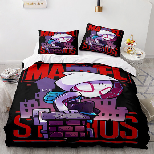 Juego De Cama Individual Cartoon Gwen Spider-man