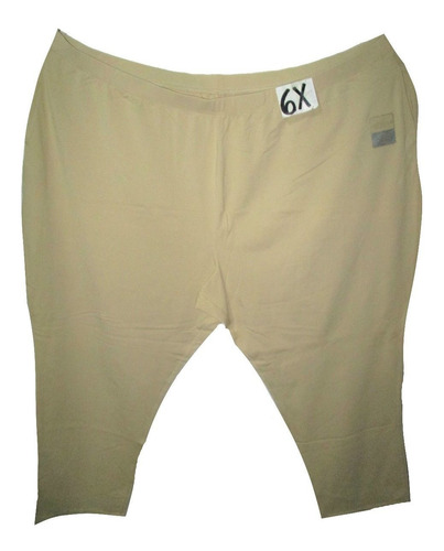 Pantalon Pants Deportivo Beige Talla 6x (54/56) Catherines