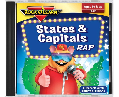 Amplificador De Cd Rock N Learn States Amp Capitals Rap Audi