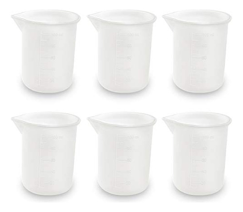 Vaso Medidor De Silicona Coopay  6 Unidades  100 Ml  Pegamen