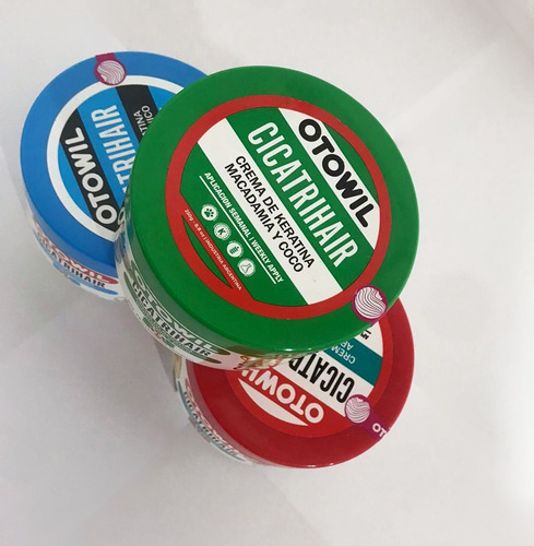 Imagen 6 de 8 de Baño De Crema Cicatrihair Keratina, Macadamia Y Coco X 250gr Otowil Cicatrihair Máscara Nutrición - 1 - Unidad - 1 - 250 g - 250 mL