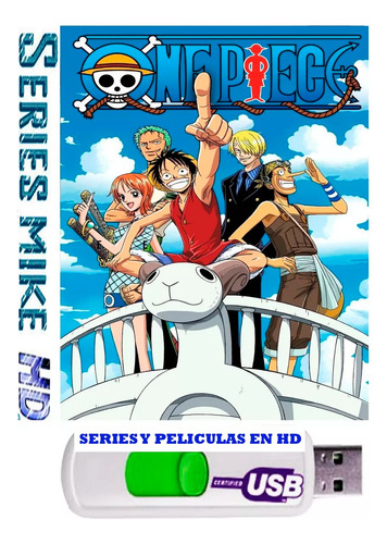 One Piece Serie Completa Epis. 1 Al 1000 Subtitulado Hd Usb