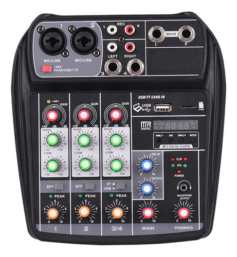 Consola De Mezclas Mezclador De Red Ai-4 Power Broadcast Rec