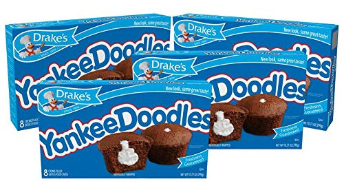 Drake's Yankee Doodles®, 32 Cupcakes De Comida Rellenos De C