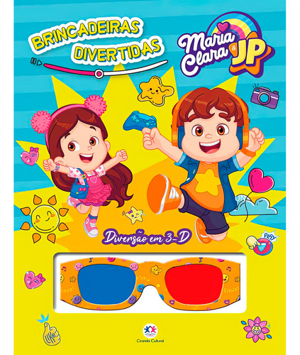 Livro Maria Clara E Jp - Brincadeiras Divertidas Com Óculos 3d