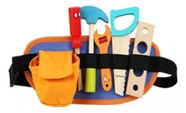 Comprar Cinturón Con Herramientas Madera Construcción Juguete Niños
