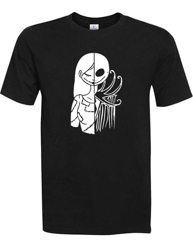 Polera Estampada El Extraño Mundo De Jack Skellington