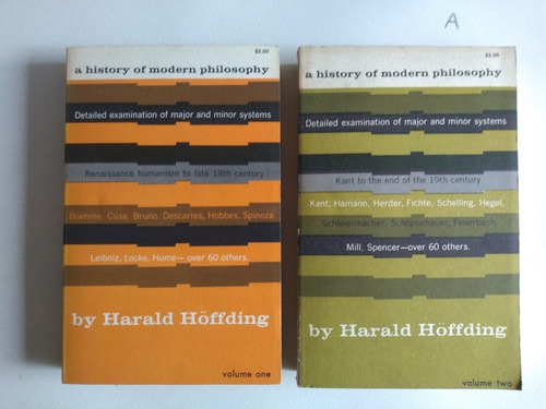 Libro - A History Of Modern Philosophy By Herald Höffding